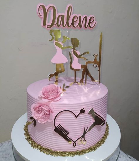 Salon Anniversary, Cosmetology Cake, Beautiful Eyes Pics, Beauty Art Drawings, Birthday Cake Decorating, Indian Designer Outfits, Queen B, Cake Art, Themed Cakes