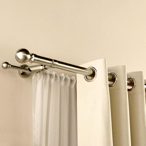 Tips on Selecting Striking Curtain Poles Bifold Curtains, Ikea Curtain Rods, Interior Curtains, Small Curtain Rods, Wooden Curtain Rods, Metal Curtain Rod, Curtains Pictures, Decorative Curtain Rods, Steel Curtain