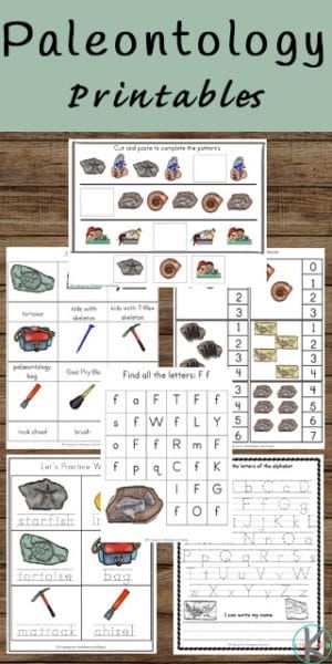 FREE Paleontologist Printables - super cute kindergarten worksheets  to learn math and literacy while exploring fossils, dinosaurs, and paleontologists #kindergarten #worksheetsforkids #dinosaurs Fun Educational Activities For Kids, Dinosaur Unit Study, Fossils Activities, Dinosaur Worksheets, Ten Frame Activities, Fossil Dinosaur, Kindergarten Homework, Dinosaur Activities Preschool, Dino Theme