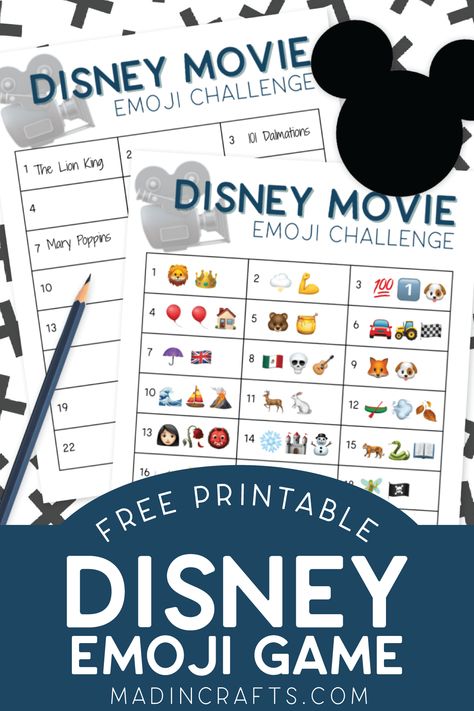 Disney Day In The Classroom, Disney Worksheets, Disney Sleepover, Disney Science, Disney Themed Games, Disney Party Games, Disney Themed Classroom, Summer Camp Themes, Disney Activities