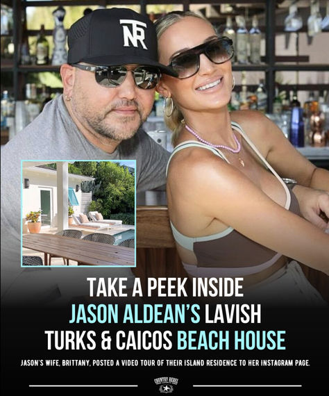 Jason Aldean and his wife Brittany own a stunning Turks & Caicos beach house. The property features breezy beach-inspired decor and an open floor plan. But, it's the stretch of private beach that has fans in awe. Take a tour of the lavish property at the link above. Brittany Aldean, Tropical Retreat, Beach Inspired Decor, Turks Caicos, Jason Aldean, Country Stars, Private Beach, Beach Inspired, Turks And Caicos