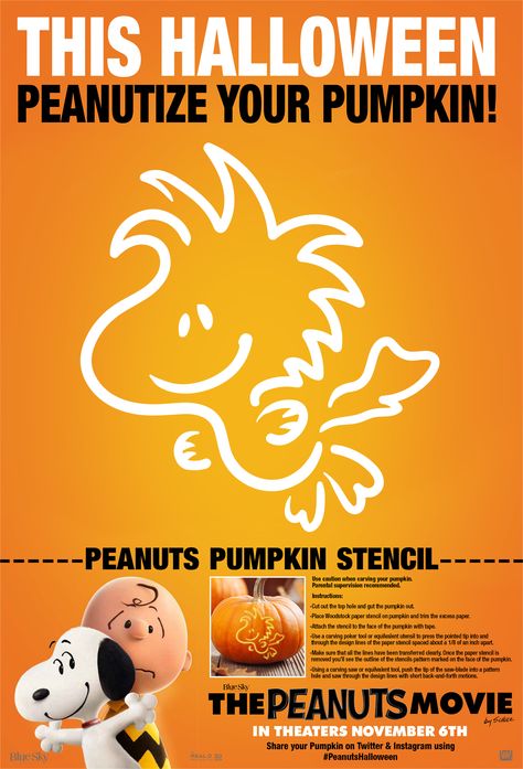 A perfect Hallo-weekend activity! Woodstock Pumpkin Carving, Pumkin Carving Stencils, Halloween Snoopy, Halloween Pumpkin Stencils, Carving Templates, Pumpkin Patterns, Fall Family Fun, Great Pumpkin Charlie Brown, Pumkin Carving