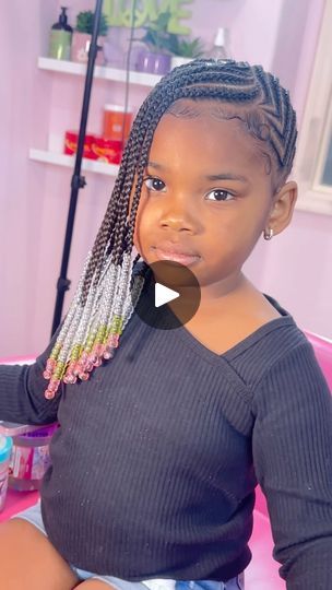 Kaylina ❤️ Natural Lemonade/side Braids ❤️  • • • • • • miramarhairstylist #miramarbraider ##miramarkidbraider #browardbraider #browardkidsbraids #browardbraids #browardhairbraider #miamihairstylist #miamikidbraider #miamibraids #miamikidhairbraider #pompanokidsbraider #pompanobraider #kidfriendlystyles #kidfriendlybraids | preciiouskids | RetroBands · Desire Lemonade Braids For Kids, Baby Girl Hairstyles Curly, Side Cornrows, Side Braids, Lemonade Braids Hairstyles, Lemonade Braids, Hairstyles Braid, Hairstyles Styles, Natural Braids