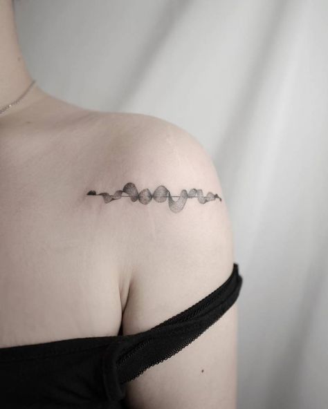 Soundwave (scar cover-up) Scar Tattoo Cover Up, Scar Cover Up Tattoo, Scar Cover Up, Tattoos To Cover Scars, Scar Tattoo, Explore Tattoo, Tattoo Cover Up, Up Tattoo, Up Music