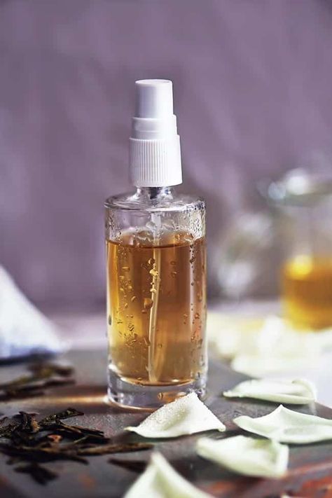 Diy Face Mist, Body Spray Recipe, Diy Body Spray, Green Tea Face, Hair Without Heat, Natural Toner, Diy Facial, Homemade Face, Facial Mist