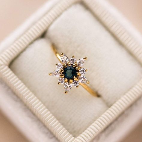 Green Sapphire Engagement, Blue Green Sapphires, Topaz Engagement Ring, London Blue Topaz Ring, Vermeil Jewelry, London Blue Topaz, Dream Jewelry, London Blue, Blue Topaz Ring