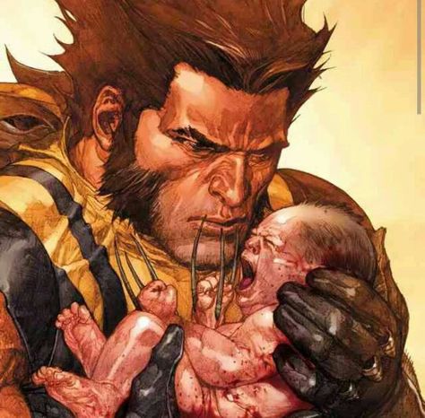 Wolverine Son, Wolverine Comic, Wolverine Art, Logan Wolverine, Wolverine Marvel, Comic Movies, Marvel Vs, Comic Book Characters, Comic Heroes