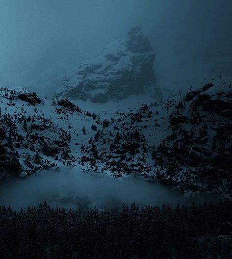 Antarctica At Night, Madison + Core + Aesthetic, Bleak Midwinter, Mountains At Night, Dark Mountains, Snow Night, Mountain Aesthetic, Night Clouds, Mountains Aesthetic