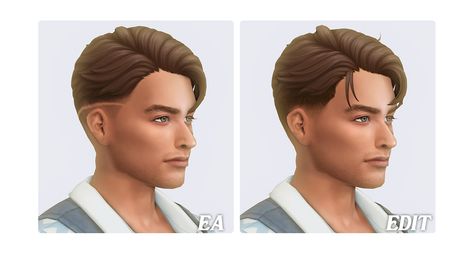 Sims 4 Cc Hair, Low Taper Fade, Gym Bro, Low Taper, Sims 4 Patreon, Hair Male, Male Hair, Low Fade, Male Clothes