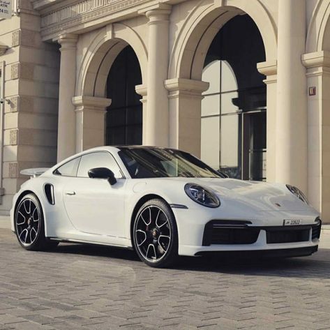 Porchse Cars Aesthetic, White Porche Car, White Porsche Aesthetic, White Car Aesthetic, Porsche Gtr, Porche Car, White Bmw, White Porsche, Black Porsche