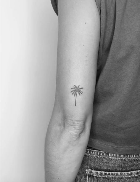 Sri Lanka Tattoo, Ear Lobe Tattoo, Small Palm Tree Tattoo, Vacation Tattoos, Ibiza 2024, Small Animal Tattoos, Snow Tattoo, Butterfly Tattoos On Arm, Palm Tattoos