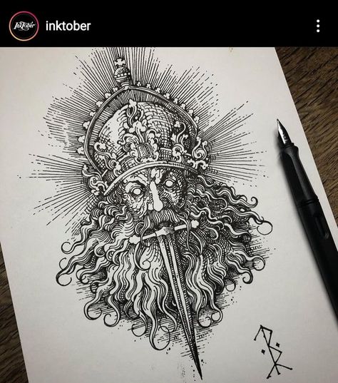 Etching Tattoo, Medieval Tattoo, Engraving Tattoo, Linear Art, Old School Tattoo Designs, Dark Art Tattoo, Dope Tattoos, Dark Ages, Tattoo Sketches