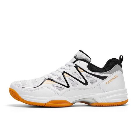 Brand Name: JIEMIAOOrigin: CN(Origin)Gender: MENFeature: BreathableFeature: Anti-SlipperyFeature: Hard-WearingAthletic Shoe Type: Tennis ShoesShoe Width: Medium(B,M)Lining Material: PolyesterOutsole Material: RubberClosure Type: Lace-upTechnology: DMXRelease Date: Spring2019Fit: Fits true to size, take your normal sizeInsole Material: EVAModel Number: Q211Applicable Place: Hard CourtUpper Material: Mesh (Air mesh)Level Of Practice: BeginnerDepartment Name: Adult Low Top Tennis Shoes, Table Tennis Shoes, Volleyball Sneakers, Badminton Shoes, Mens Tennis Shoes, Tennis Sneakers, Professional Men, Orange Shoes, Volleyball Shoes