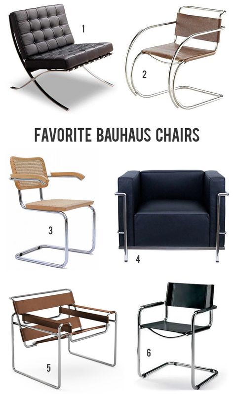 Bauhaus Interior Design, Bauhaus Interior, Bauhaus Furniture, Bauhaus Architecture, Bauhaus Chair, Architectural Art, Design Moda, Iconic Furniture, Bauhaus Style