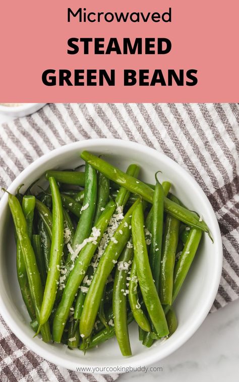 Learn how to steam green beans perfectly at all times in simple steps. Microwave green beans is simple and easy to whip up. It's a healthy and delicious side dish without the fuss. The vegetable comes out so tender-crisp at all times Steam Green Beans In Microwave, Green Beans Microwave, Fresh Green Bean Recipes Steamed, Steamed Green Beans In Microwave, How To Steam Green Beans, Green Beans In Microwave, Microwave Green Beans Recipe, Steamed Green Bean Recipes, Green Beans Steamed