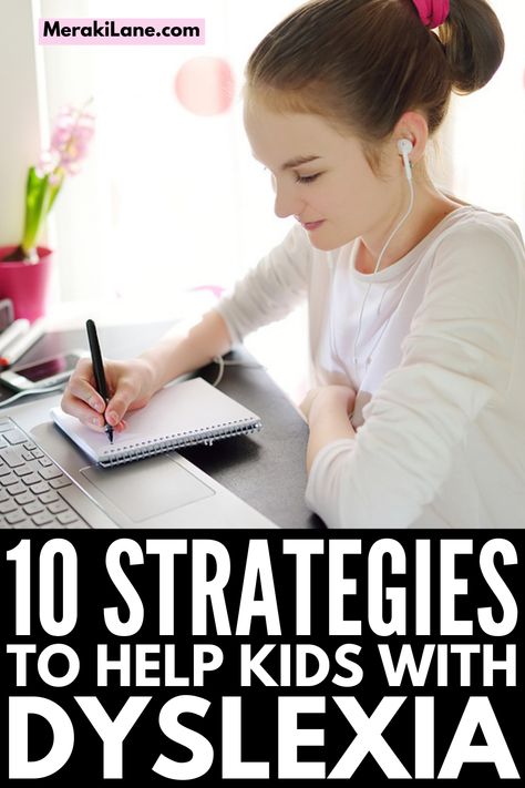 Helping Children Read: 10 Dyslexia Strategies for Kids Strategies For Dyslexic Students, Dyslexic Spelling Strategies, Activities For Dyslexic Students, Dyslexic Reading Strategies Middle School, Dyslexic Reading Strategies, Dyslexic Students, Learning A Second Language, Teaching Spelling, Dysgraphia