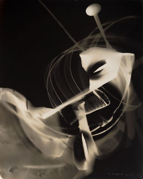 László Moholy-Nagy. Untitled. Circa 1940. Gelatin silver photogram. Bauhaus Principles, Laszlo Moholy Nagy, Moholy Nagy, The Art Institute Of Chicago, Philadelphia Museum Of Art, Artist Models, Art Institute Of Chicago, Artistic Photography, Magazine Photography