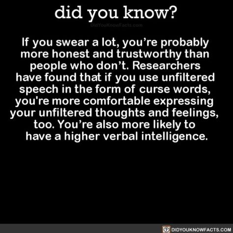 yeah I'm intelligent!  #interesting #verbal #swearing #words Download our free App: [LINK IN BIO] Psychology Terms, Did You Know Facts, Random Facts, Personal Relationship, Highly Sensitive, Psychology Facts, The More You Know, Thoughts And Feelings, Feel Like