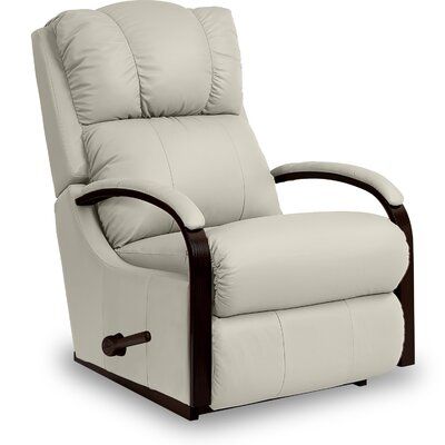 Designed for smaller rooms, the Harbor Town rocking recliner gives you the comfort of a recliner with a lighter silhouette and a sleek, stylish frame that's truly transitional. It features a channel-stitched back, a cushioned headrest, and decorative bentwood arms topped with pillow-like padding. Simply use the convenient handle on the outside arm to raise the leg rest for reading, relaxing, or watching TV. When you’re not reclining, it’s a relaxing rocker with a smooth, graceful motion. Leather Small Recliners, Lazy Boy Recliner, Rocking Recliner, Harbor Town, Harbour Town, Leg Rest, La Z Boy, Outdoor Storage Sheds, Leather Recliner