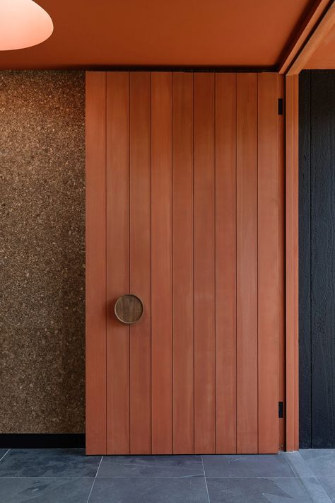 Black Floor Tiles, Glass Pavilion, Flexible Space, The Local Project, Mornington Peninsula, Timber Cladding, Coastal Home, Universal Design, Main Bedroom