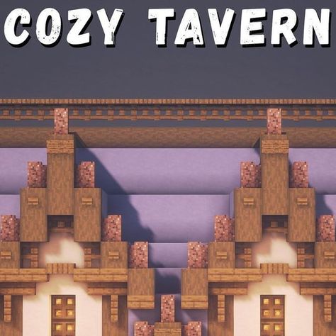 Cozy Tavern, Minecraft Hotel, Minecraft Shaders, Minecraft Medieval, Minecraft Room, Minecraft Inspo, Minecraft Pe, Minecraft Buildings, Minecraft Building