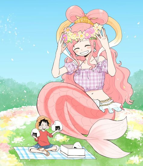 Shirahoshi Fanart, Shirahoshi One Piece, One Piece Anime Manga, One Piece Crew, One Piece Drawing, One Piece Comic, One Piece Fanart, One Piece Luffy, Nico Robin