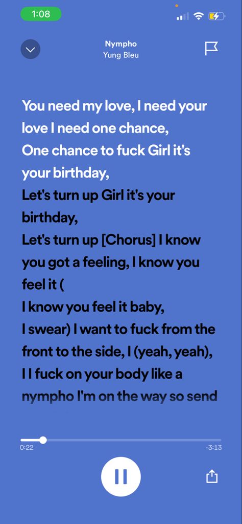 dm just reminding myself to post a pic to this song on my bday I Need You Love, My Bday, One Chance, It's Your Birthday, A Pic, That's Love, Jay Z, Up Girl, Chorus