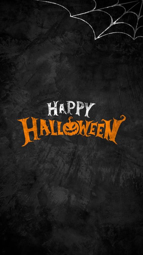 Happy Halloween iPhone Wallpaper 4K 3 Beach Iphone Wallpaper, Blue Water Beach, Halloween Iphone Wallpaper, Spider Web Pumpkin, Happy Halloween Pictures, Iphone Wallpaper 4k, Art Words, Cellphone Background, Halloween Wallpaper Backgrounds