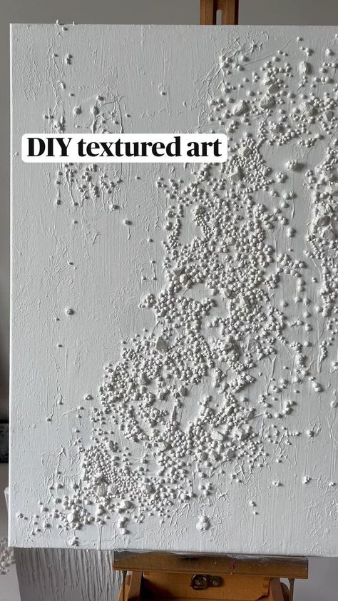 DIY textured art, creating texture, painting techniques, mixed media art, white canvas art, diy art in 2022 | Texture art, Wall art diy paint, Textured canvas art Easy Plaster Art, White Canvas Art Diy, Plaster Canvas Art Diy, Diy Textured Art, Texture Painting Techniques, Canvas Art Diy, Diy Canvas Art Easy, Driftwood Art Diy, White Canvas Art