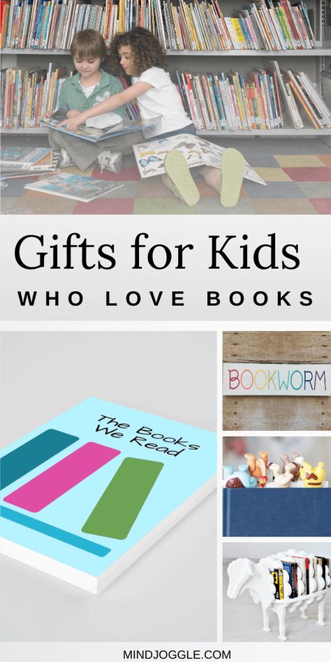 Find the best gifts for kids who love book with this bookish gift guide from Mind Joggle. Includes a fantastic book journal, must-read books, reading accessories, and cozy items for their reading nook. #books #reading #giftguide #kidgifts #christmasgifts #kidlit Nook Books, Sharing Books, Cozy Items, Book Club List, Best Gifts For Kids, Book Subscription Box, Reading Accessories, Book Subscription, Middle Grade Books