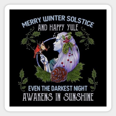 Happy Yule, Viking Christmas, Solstice Art, Pagan Magick, Pagan Yule, Happy Winter Solstice, Solstice Celebration, Witch Pictures, Darkest Night