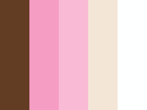 الفن الرقمي, Color Palette Challenge, Brown Color Palette, Pink Palette, Palette Art, Color Schemes Colour Palettes, Brown Chocolate, Color Palette Pink, Pink And Brown