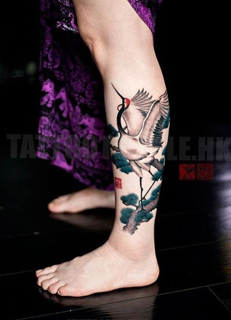 110 Lovely Bird Tattoo Designs | Art and Design Bird Tattoo On Leg, Love Bird Tattoo, Tattoo Sparrow, Bird And Flower Tattoo, Heron Tattoo, Tattoo Animals, Tattoo Pierna, Watercolor Bird Tattoo, Tattoo On Leg