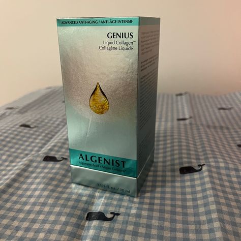 New Algenist Genius Liquid Collagen Size: 30ml/1.0oz Liquid Collagen, Serum Face, Skin Care Serum, Skin Care Women, Face Oil, Face Serum, Green Yellow, Serum, Yellow