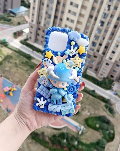 Phone Case Drawing, Cream Glue Phone Case, Case Drawing, Decoden Diy, Kawaii Iphone Case, Decoden Case, Diy Phone Case Design, Earth Baby, Cream Glue