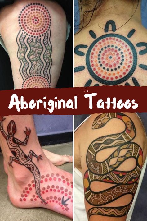 Aboriginal Tattoos - tattooglee Australian Tattoo Ideas Aboriginal Art, Aboriginal Tattoos For Women, Indigenous Art Tattoo, Aboriginal Tattoo Ideas, Aboriginal Art Tattoo, Australian Aboriginal Tattoo, Australia Tattoo Ideas Small, Australian Inspired Tattoos, Indigenous Tattoos For Women