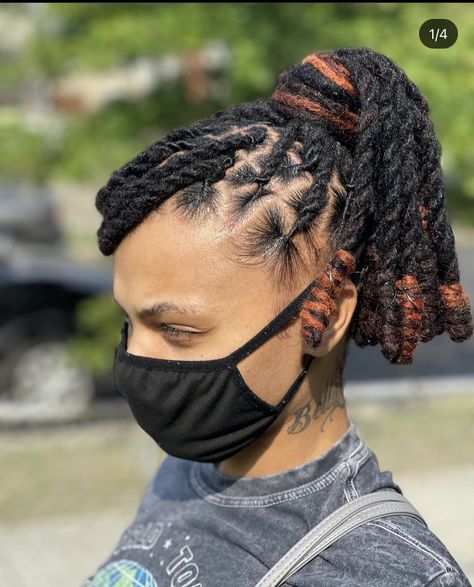 Dredlocs Style Woman, Locks Hairstyles, Dreadlocks Styles, Locs Journey, Loc Updo, Protective Style Braids, Dread Styles, Hairstyles For Ladies, Dreadlock Jewelry