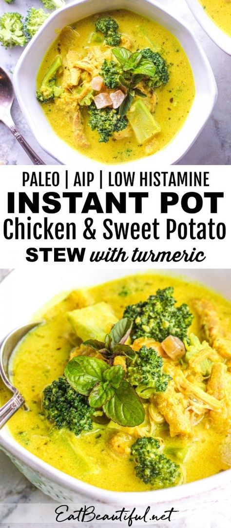 Aip Dinner, Sweet Potato Stew, Soup Paleo, Low Histamine Foods, Eat Beautiful, Stew Soup, Autoimmune Paleo Recipes, Potato Stew, Aip Paleo Recipes