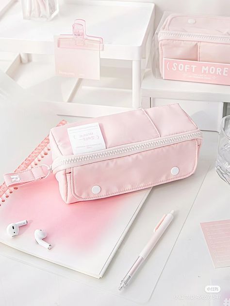 Princess Room Decor, Pink Academia, Clothing Pattern Design, Cute Stationary School Supplies, Cute Pencil Case, Stationary Supplies, Study Stationery, Korean Stationery, Highlighter Pen