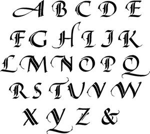 Alfabet Font, Tattoo Fonts Alphabet, Alphabet Lettering, Alphabet Words, Alfabet Letters, Tattoo Lettering Fonts, Hand Lettering Alphabet, Hand Lettering Fonts, Lettering Alphabet Fonts