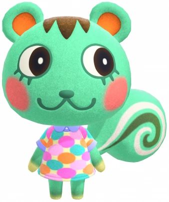 Mint | Animal Crossing Wiki | Fandom Birch Floors, Animal Crossing Amiibo Cards, Animal Crossing Wiki, Taurus Birthday, Picture Quote, Blue Clocks, City Folk, Animal Crossing Characters, Animal Crossing Villagers