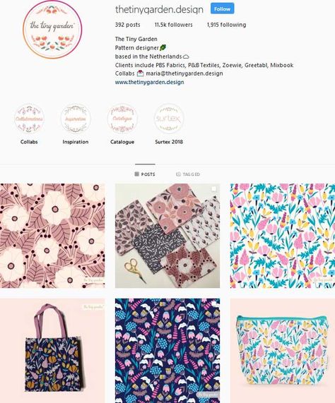 23 Pattern Designers to Follow on Instagram - CreativeHowl Surface Design Portfolio Layout, Organic Pattern, Portfolio Layout, Inspirational Design, Simple Graphic, Illustrators On Instagram, Follow On Instagram, Botanical Drawings, Pattern Illustration