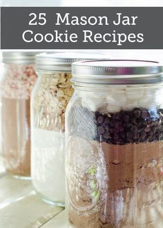 Jar Cookie Recipes, Mason Jar Gifts Recipes, Mason Jar Cookie Recipes, Mason Jar Cookie, Mason Jar Cookies Mix, Mason Jar Desserts, Mason Jar Cookies, Dessert In A Jar, Mason Jar Meals