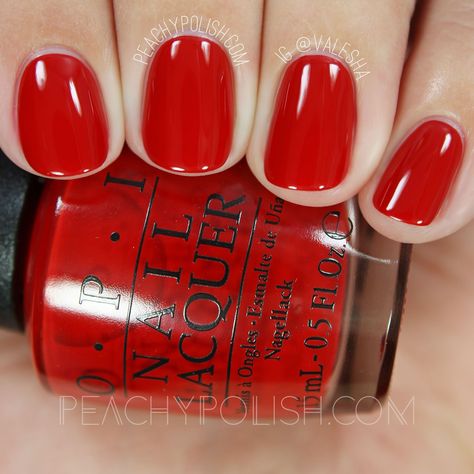 Nail Polish Tips, Strawberry Blond, Natural Looking Nails, Opi Gel Nails, Opi Nail Colors, Red Nail Polish, Get Nails, Pedicure Nail Art, Big Head