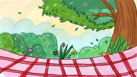 background for a picnice Picnic Background, Picnic Wallpaper, Discord Background, Background Horizontal, A Picnic, A Background, Drawings, Quick Saves