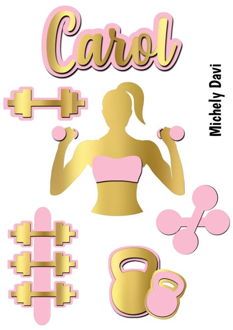 Gym Cake, Mini Tortillas, Power Girl, Cake Decorating Techniques, Macarons, Cake Topper, Cake Toppers, Diy And Crafts, Cake Decorating