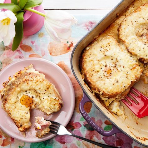 Casserole With Ham, Olympic Food, Leftover Ham Recipes, Croque Madame, Breakfast Casseroles, Leftover Ham, Baked Ham, Mothers Day Brunch, Ham Recipes