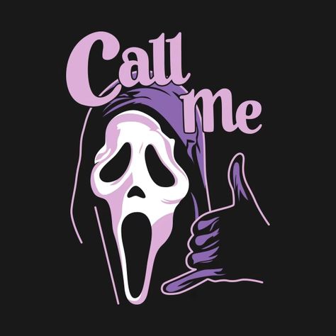 Call Me Ghostface, Pumpkin Carving Ideas Scream Face, Scream Sayings, Ghost Face No You Hang Up, Ghost Face Rug, Ghost Face Wassup, Ghost Face Painting Easy, Ghostface Illustration, Ghostface Coloring Page