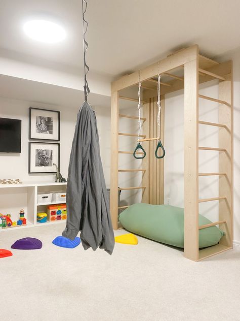 Sensory Kids Room, Active Playroom, Ultimate Basement, Dream Playroom, Playroom Makeover, Indoor Playroom, Small Playroom, Diy Playroom, The Incredible Journey