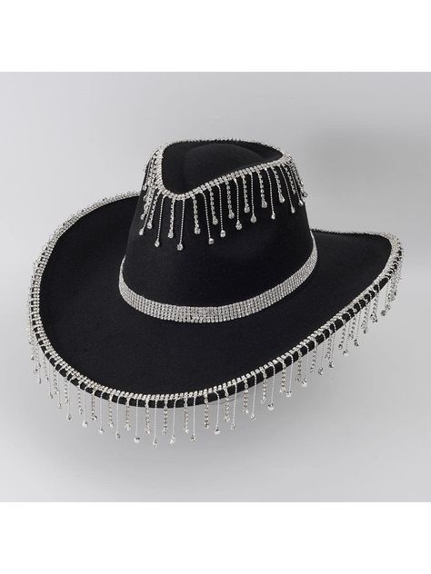 Sombrero Cowboy, Cowboy Hats Women, Tassel Decor, Burlesque Costume, Tassels Decor, Western Cowboy Hats, Cowgirl Outfits, Cowgirl Hats, Cowboy And Cowgirl